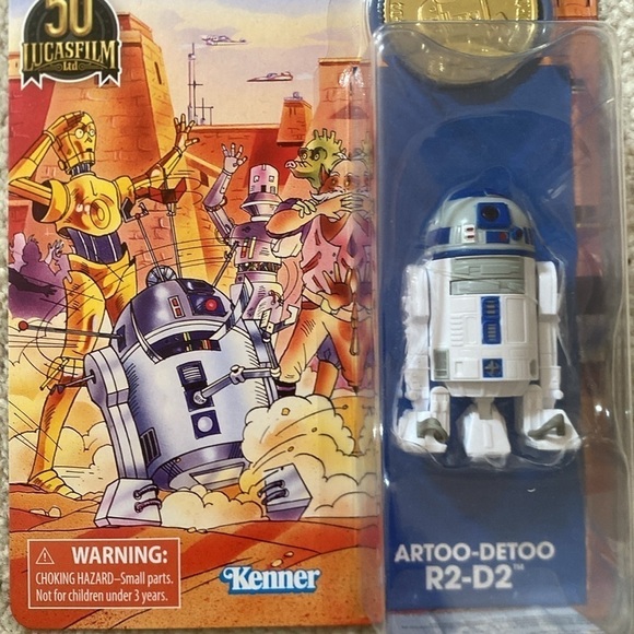 Star Wars Vintage Droids Adventures of R2-D2 Action Figure 50th Anniversary NEW - Picture 2 of 4
